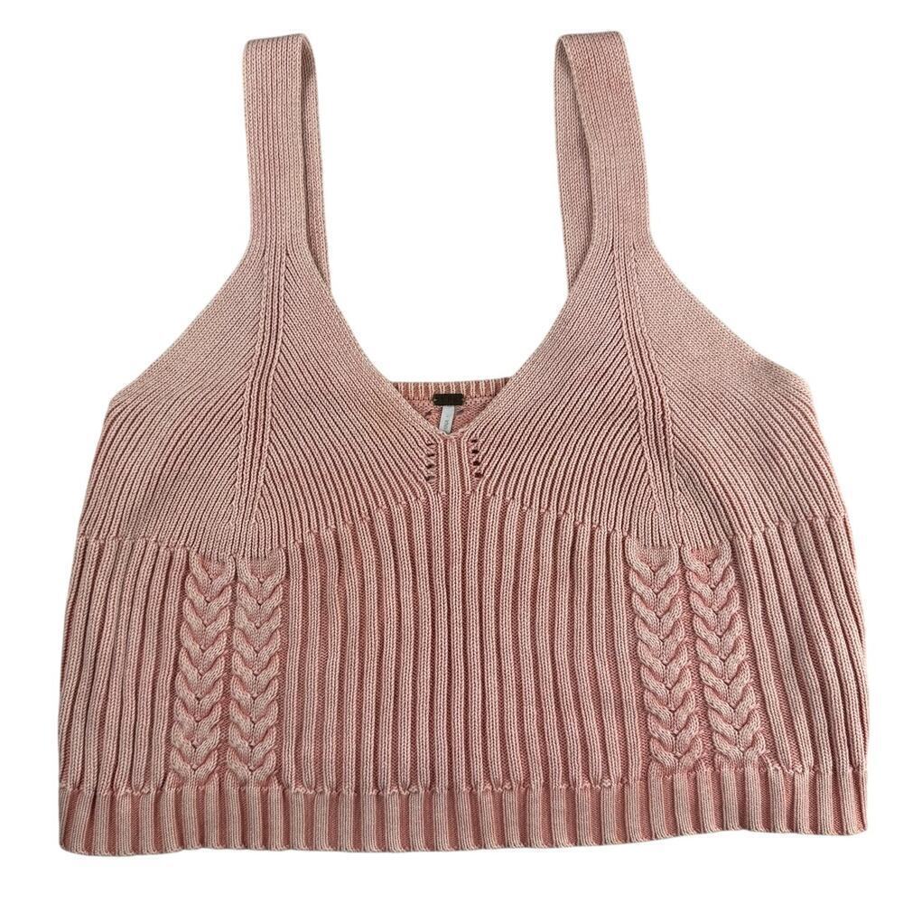 Young Fabulous & Broke Pink Crop Tank Top - Size L